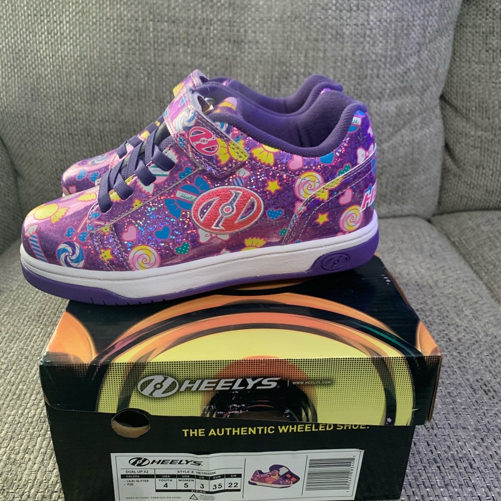 Youth Heely Dual Up X2 size 4